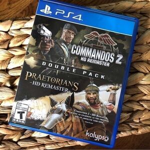 PS4 double pack Commardos 2 and Proectorians video games.